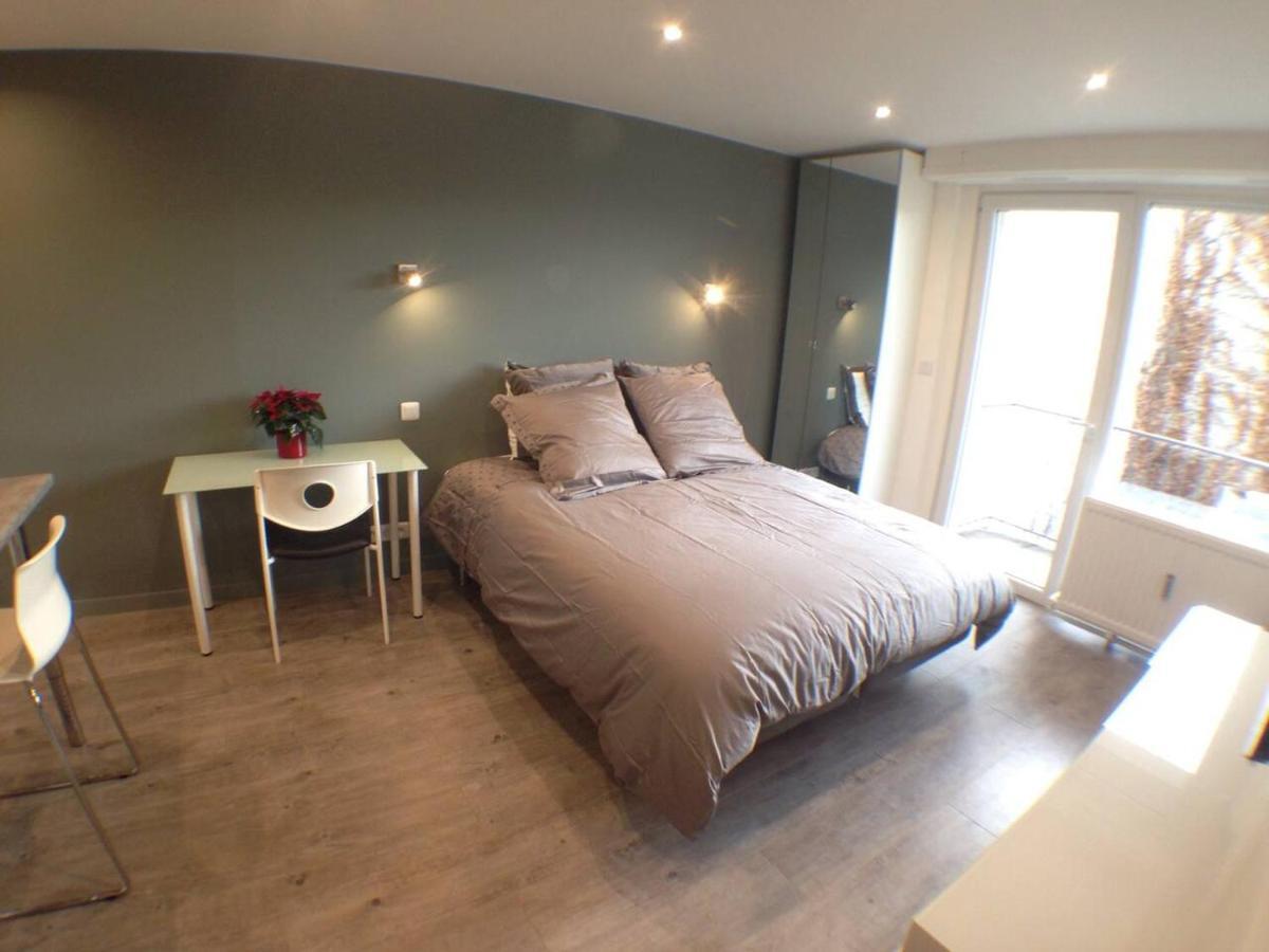 Studio Flambant Neuf, Calme & Balcon Estrasburgo Exterior foto
